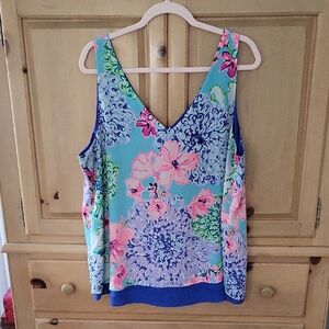 Lilly Pulitzer Floral Florin Tank Top